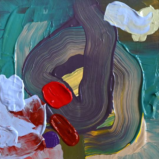 Pollock loved Krasner's ruby aura (Atmospheric Colour Study)