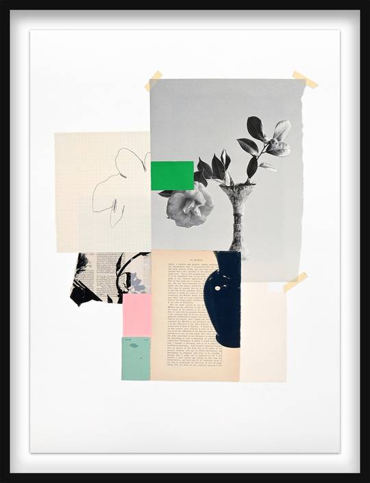 Deconstructed Bouquet (green + coral + green)