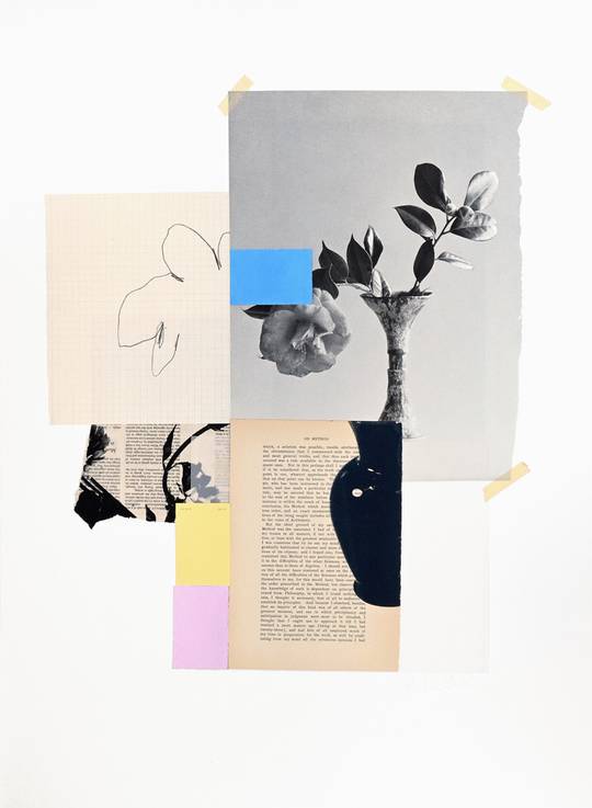 Deconstructed Bouquet (blue + yellow + pink)