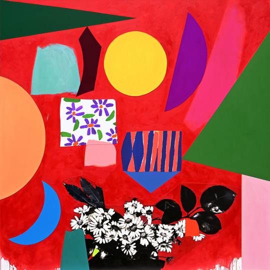 Deconstructed Bouquet (red studio)