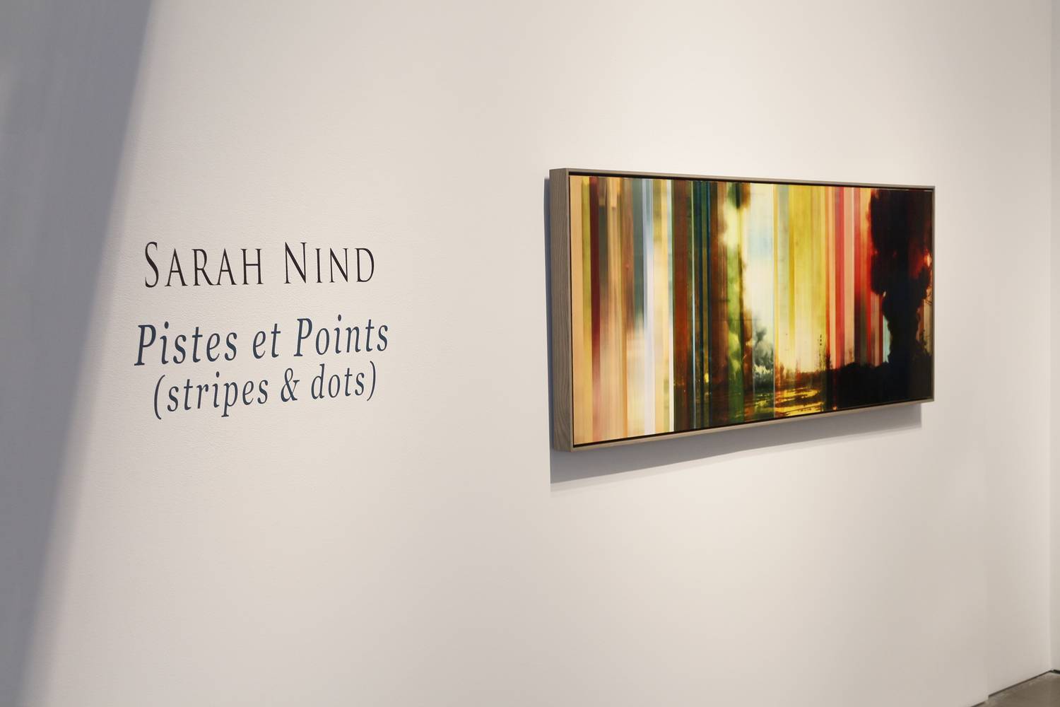 Sarah Nind - "Pistes et Points" - 2016 1