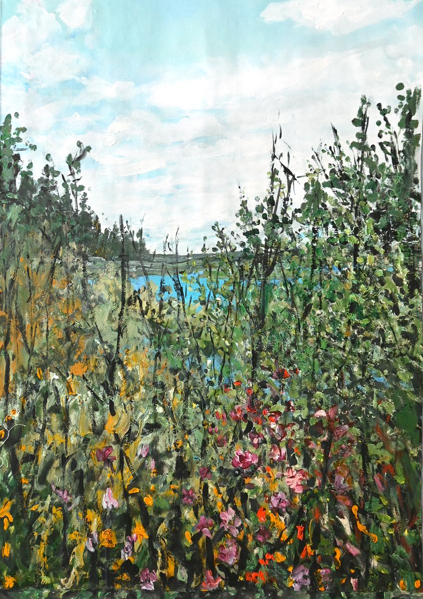 Thicket With Lake AC-22-002