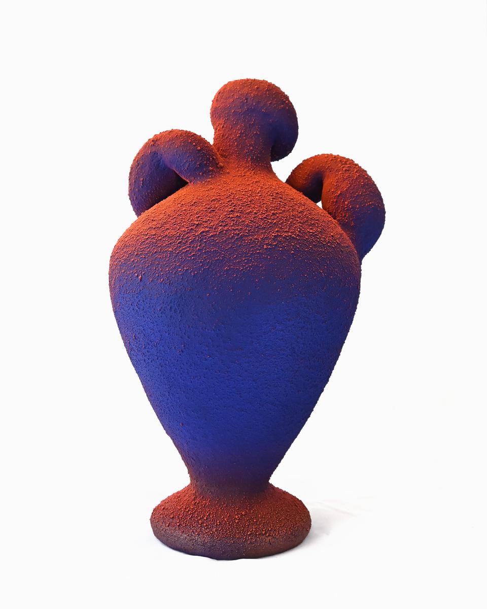 Blue & Orange Amphora, image 3