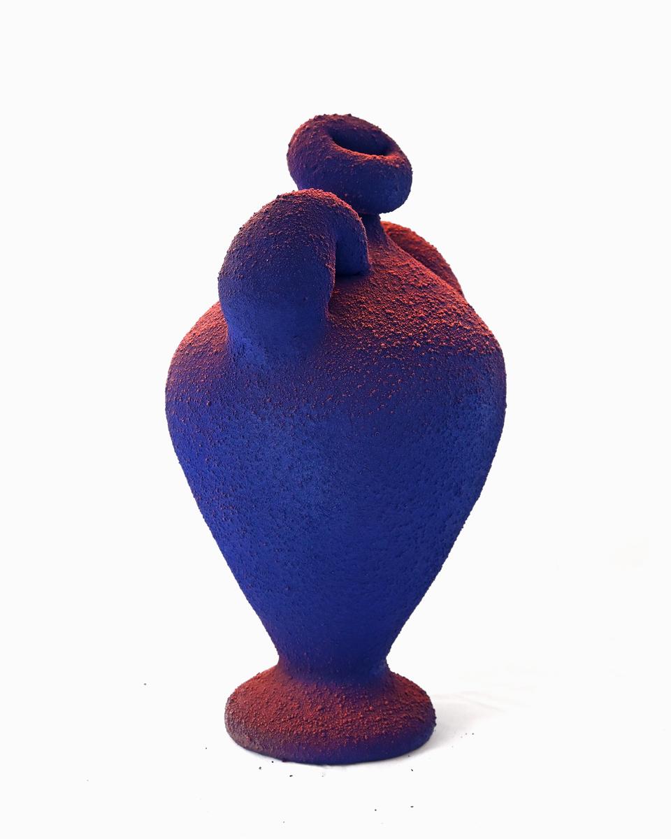 Blue & Orange Amphora, image 2