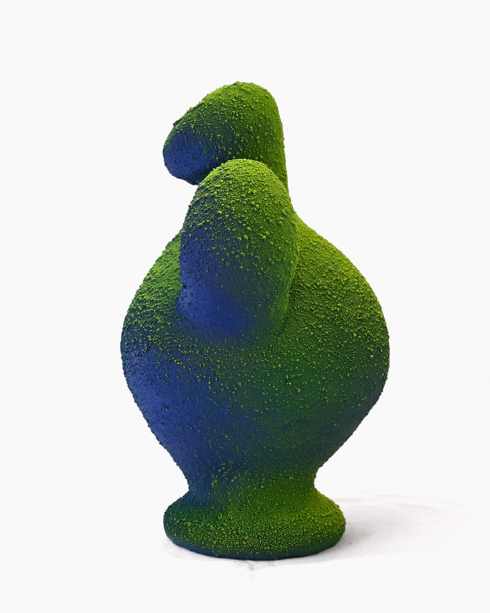 Blue & Green Teapot, image 2