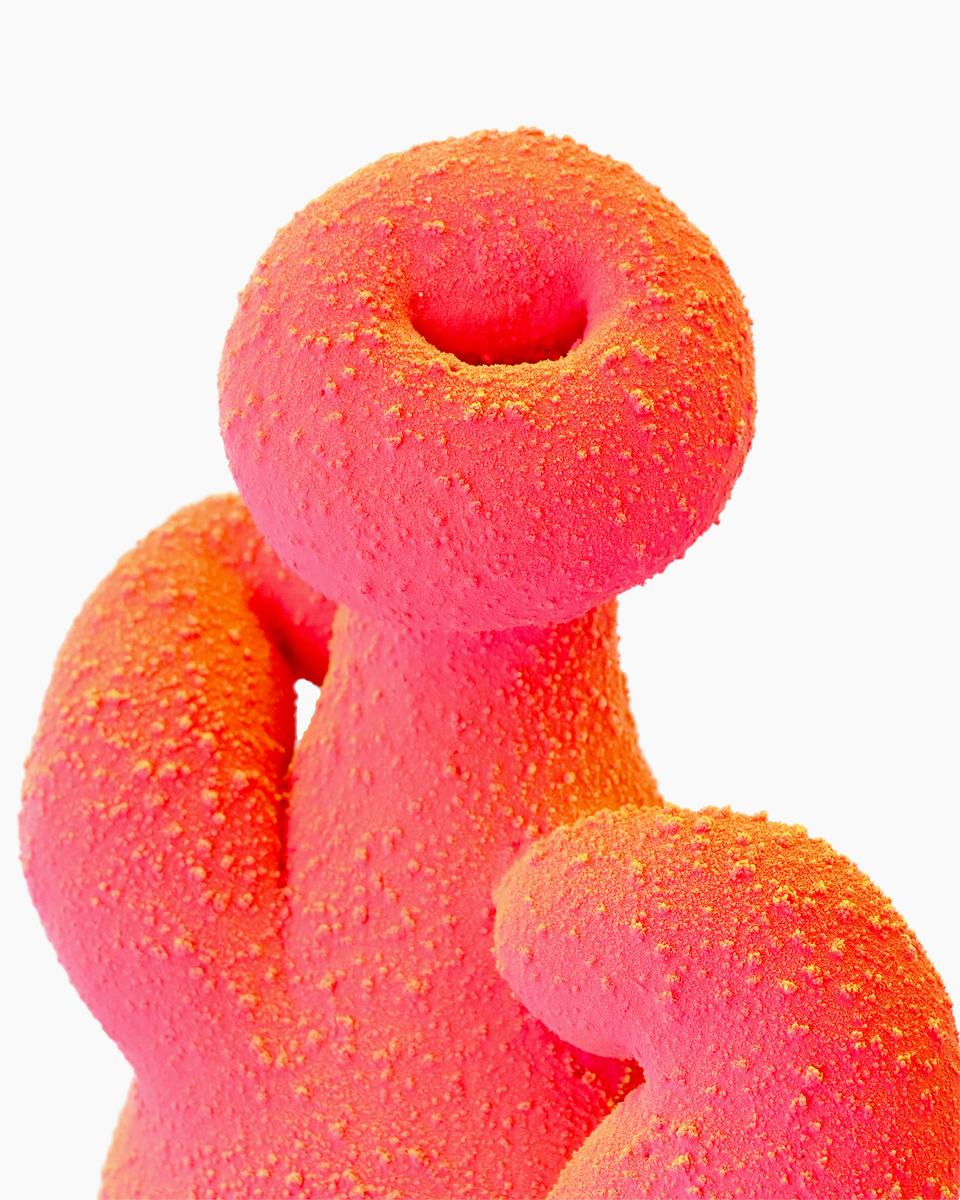 Pink & Yellow Amphora, image 3