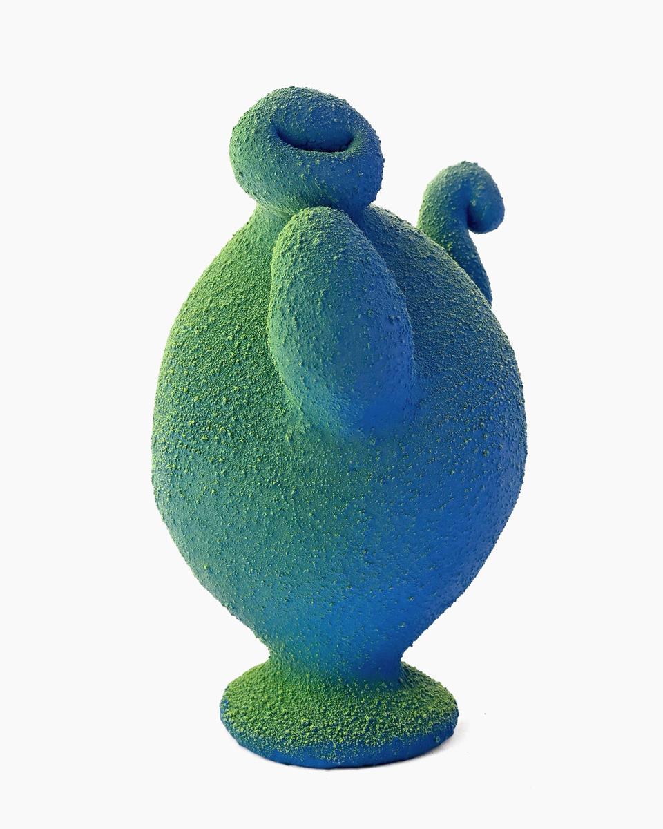 Blue & Green Teapot 2, image 2