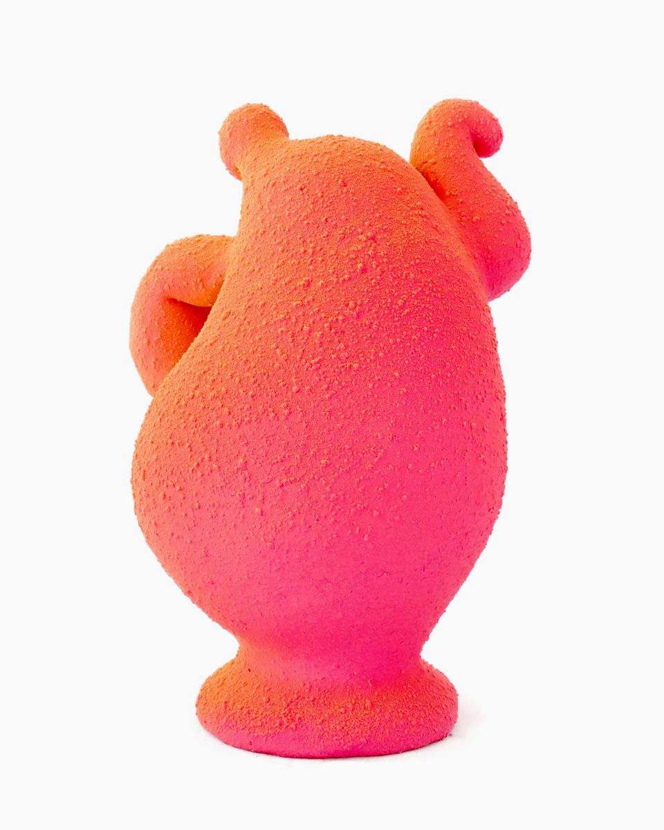 Pink & Yellow Teapot, image 4