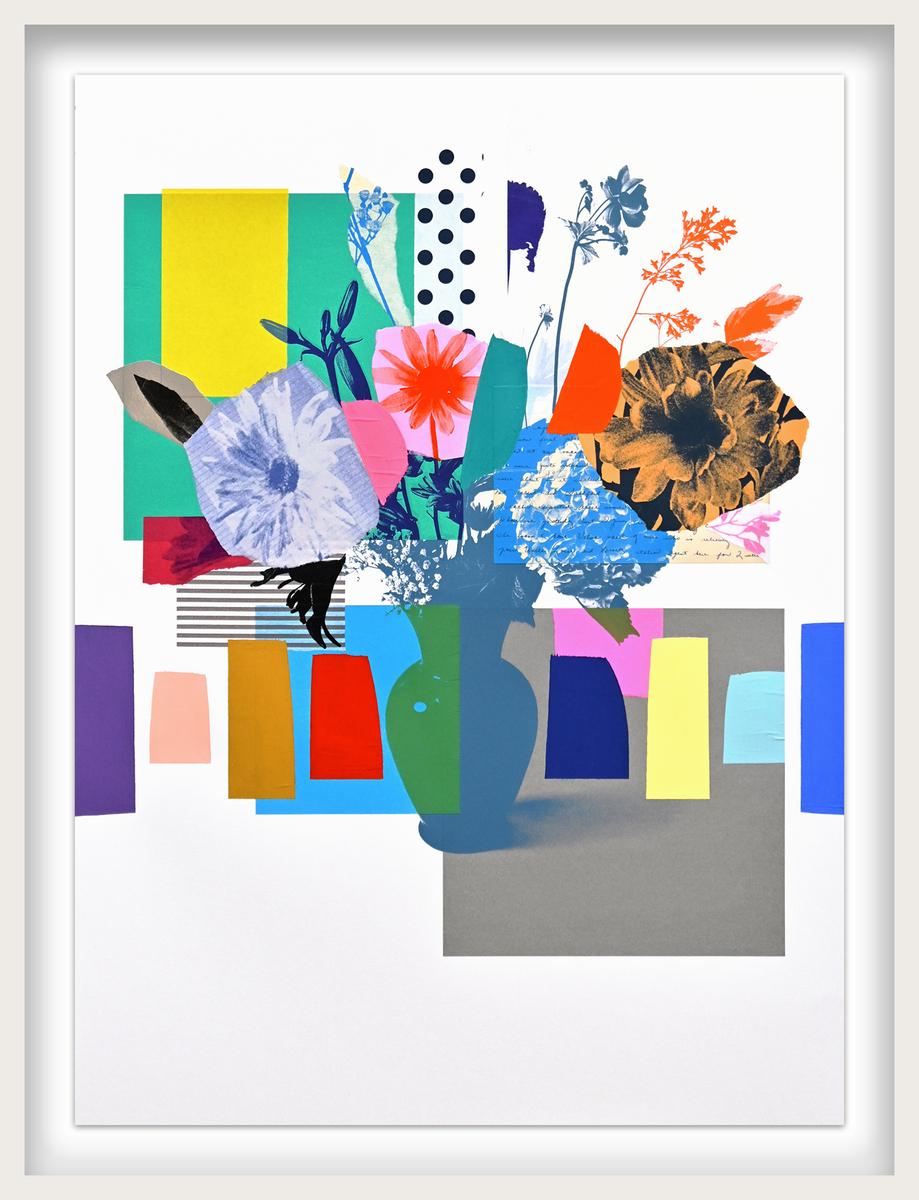 Paper Bouquet (Pink + Red Flower), image 2