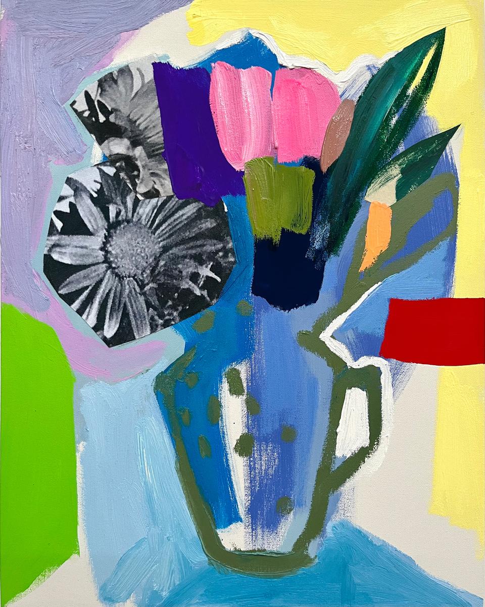 Small Bouquet (Blue Vase)
