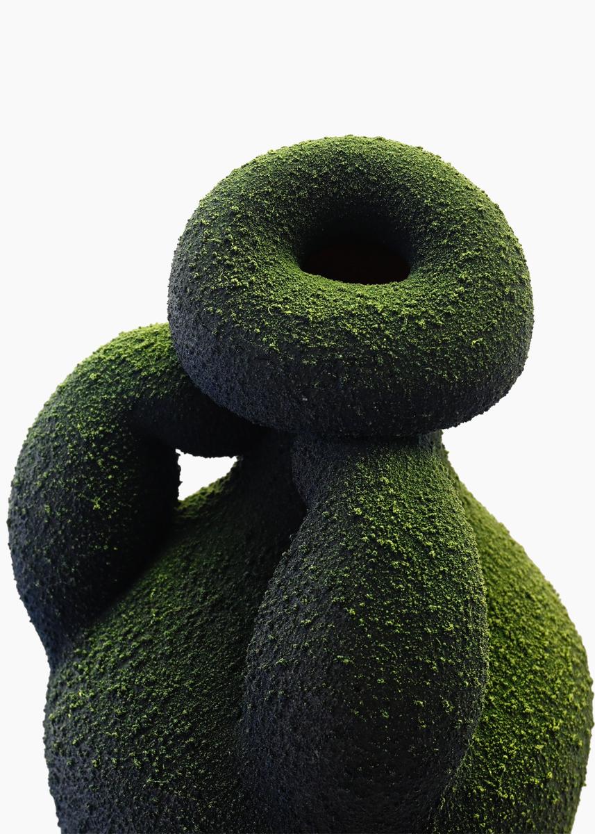 Black & Green Amphora, image 3