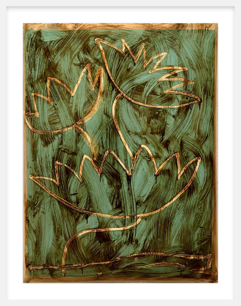 Green Lilies, image 2
