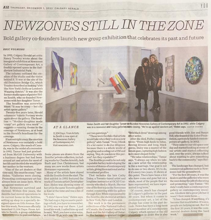 30 Years Press: Calgary Herald